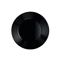 Luminarc Harena Dinner Plates | 27 Cms | Black