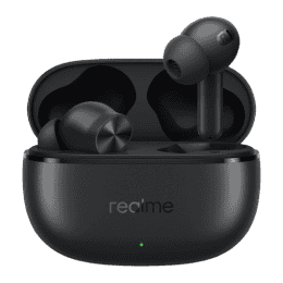 realme Buds T200x | 25dB ANC | 12.4mm | Dynamic Bass Drivers | Pure Black