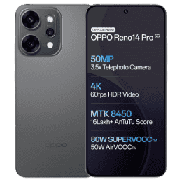 OPPO Reno14Pro 5G | 12GB | 256GB | Titanium Grey