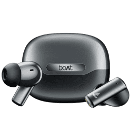 boAt Airdopes Prime 701 ANC | 46dB Hybrid ANC | Obsidian Grey