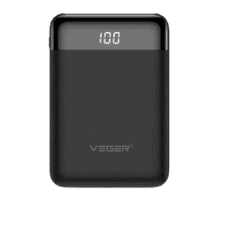 Veger 10000 mAh Power Bank | Black | W1059
