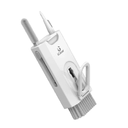 iGear Cleanbot 8 in 1 Gadget Cleaning Kit with Mobile Holder | White