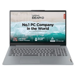 Lenovo IdeaPad Slim 3 Laptop | Ryzen 5 5625U | 16GB | 512GB SSD | AMD Radeon Graphics | Arctic Grey | 82XM00UGIN