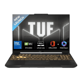 Asus TUF Gaming F16 Gaming Laptop | Intel Core 5 210H | 16GB | 512GB SSD | RTX 4050 | Mecha Gray | FX677VU-RL055WS