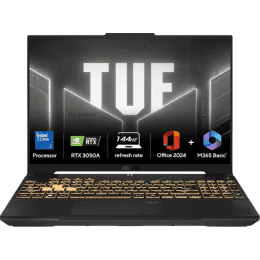 Asus TUF F16 Gaming Laptop | Intel Core 5 Processor 210H | 16GB | 512GB | RTX 3050A 4GB | Mecha Gray | FX607VB-RL087WS