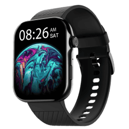 Noise ColorFit Ultra 3 Smartwatch | 49mm | Bluetooth Calling | AMOLED Display | Jet Black Strap