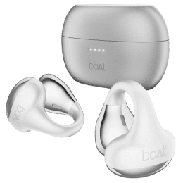 boAt Airdopes Loop OWS Earbuds | 12mm Drivers | Pearl White