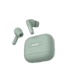 Philips Truly Wireless Earbuds with ANC | 13mm Neodymium Drivers | Ultra Low Latency | Frosty Green | TAT1050GN/94