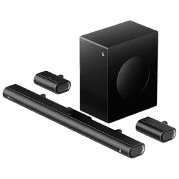 boAT Aavante Prime Beat Soundbar with Wired Subwoofer | Dolby 5.1 Channel | 500 W | Premium Black