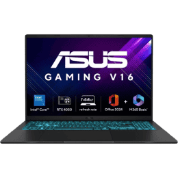 ASUS Gaming Laptop V16 |  Intel Core 7 240H | 16GB RAM | 512GB SSD | RTX 4050 | Matte Black | V3607VU-RP275WS