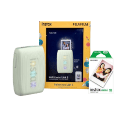 Fujifilm instax Mini Link 3 | Smartphone Photo Printer Starter Kit | Green