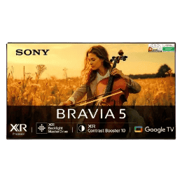 Sony Bravia 5 4K Ultra HD Smart Mini LED Google TV | 139 cm (55 inch) | Black | K-55XR55A