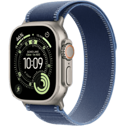 Apple Watch Ultra 3 | GPS + Cellular | 49mm | Titanium Case Blue/Bright Blue Trail Loop | S/M | Blue/Bright Blue Strap | MEWR4HN/A