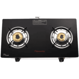 Butterfly Duo Plus 2B | Glass Top Gas Stove | 2 Burners