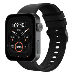 noise ColorFit Caliber 3 Smartwatch | Bluetooth Calling | 45.2mm | AMOLED Display | Jet Black Strap