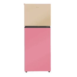 Haier Frost Free Double Door Refrigerator | 328L | 3 Star | Cream Pink Glass | HRF-3783CPG-P