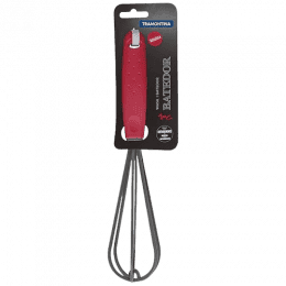 Tramontina Utilita Nylon Whisk With Polypropylene Handle | Red