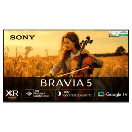 Sony BRAVIA 5 Series 4K Ultra HD Smart Mini LED Google TV |  164 cm (65 inches) |  K-65XR55A