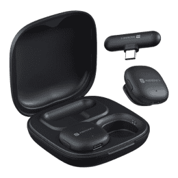 Portronics Vlogmate One Wireless Dual Microphone | Black | POR 2324