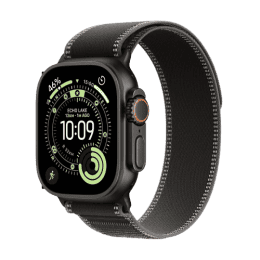 Apple Watch Ultra 3 | GPS + Cellular | 49mm | Titanium Case Black/Charcoal Trail Loop | S/M | Black/Charcoal Strap | MF1D4HN/A