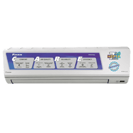 Daikin Inverter Split AC | 2.6 Ton | 4 Star | Copper | PM 2.5 Filter | White | FTKL90UV16L