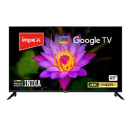 IMPEX evoQ 4K Google TV | 164 cm (65 Inches) | Dolby Vision | HDR10 | 24W Surround Sound | 65S4RLC3