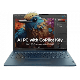 Lenovo Yoga Laptop | Core ultra 5 125H | 16GB | 1TB SSD | Tidal Teal | 83DJ00DGIN