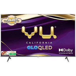 VU GloQLED Series 4K QLED Smart Google TV | 139cm (55 inches) | 55GLOQLED25