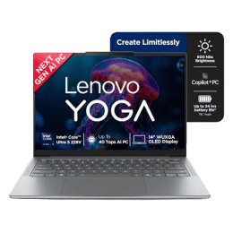 Lenovo Yoga Slim 7 Aura Edition AI Laptop | Intel Core Ultra 5 228V | 32GB | 1TB SSD | Grey | 83JX001LIN