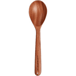 The Indus Valley Neem Wooden Oval Stir Spatula | 29cm | Wooden Serving Spoon