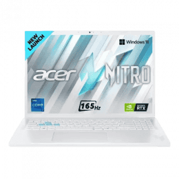 Acer Nitro Lite 16 Gaming Laptop | Intel Core i7 13620H Processor | 16GB | 512 GB | 165 Hz | Win 11 Home | White | NL16-71G