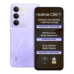 Realme C85 5G  | 4 GB | 128 GB | Parrot Purple