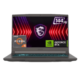 MSI Thin A15 Gaming Laptop | AMD Ryzen 5 Hexa Core 7535HS | 16GB | 1TB SSD |  Cosmos Gray | B7UC-104IN