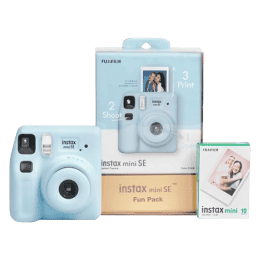 Fujifilm Instax Mini SE Fun Pack Instant Camera | Blue | ICO275