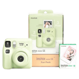 Fujifilm Instax Mini SE Fun Pack Instant Camera | Green | ICO275