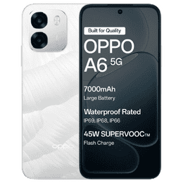 oppo A6 5G | 4GB | 128GB | Ice White