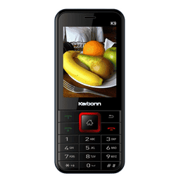 Karbonn K9 Keypad Phone | 1800mAh Big Batter | Black RED