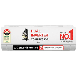 LG Split AC | 1.5 Ton | 5 Star | Dual Inverter Compressor | USNQ19ENZE3