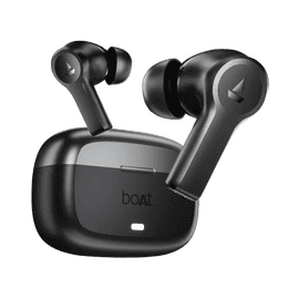 Boat Nirvana Lucid TWS Wireless Earbuds | Active Noise Cancellation | ASAP Charge | Gunmetal Black