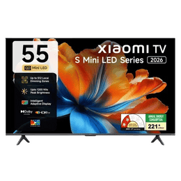Xiaomi S Mini LED Series 4K Ultra HD Google TV | 138cm (55 Inch) | ELA6690IN-L55MC-IN