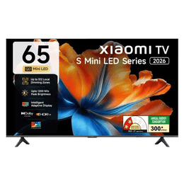 Xiaomi S Mini LED Series 4K Ultra HD Google TV | 165cm (65 Inch) | ELA6692IN-L65MC-IN