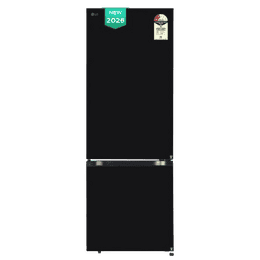 LG Frost Free Double Door Bottom Mount Refrigerator | Wi-Fi Convertible | 340 Litres | 2 Star | Black Mirror | 2026 Model | GLB3426BEBM