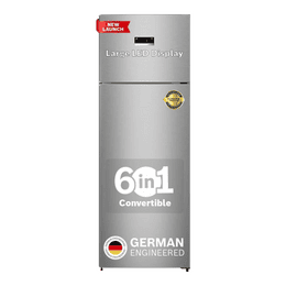 Bosch Frost Free Double Door Refrigerator | 368L | 2 Star | 6-in-1 Convertible Storage Modes | 2026 Model | Fine Steel | CTC39S22VI