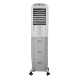 Havells Tower Air Cooler | with Low Water Alarm | 55 Litres | White & Grey | KOOLXPRESS-I