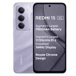 Redmi 15 5G | 8GB | 256GB | Sandy Purple