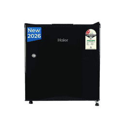 Haier Direct Cool Minibar Single Door Refrigerator | 50 L | 2 Star | Black | HRD-752KSA