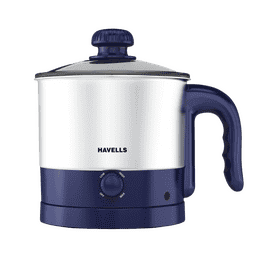 Havells Steamor Multicook Kettle | 1.2 L | Food Grade Body with Cool Touch Handle | Multicolor
