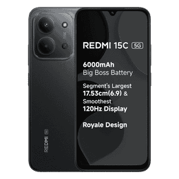 Redmi 15C 5G | 4 GB | 128GB | Midnight Black | NM