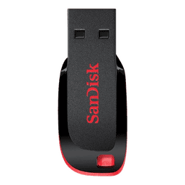 SanDisk Cruzer Blade Flash Drive | Pen Drive | 64GB | Red & Black