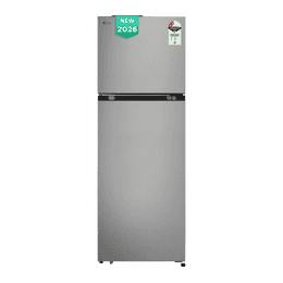LG Frost Free Double Door Convertible Refrigerator | 251 L | 2 Star | Shiny Steel | 2026 Model | GLT2526XWPZ